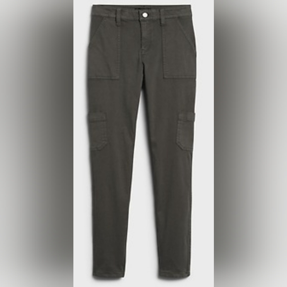 Banana Republic Cargo Sloane Pants Creme/Winter white - Picture 9 of 9